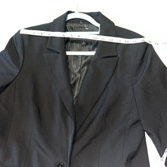 New-banana Republic-14-black-sculpted suit blazer,long sleeve,Fully lined jacket - Picture 11 of 15